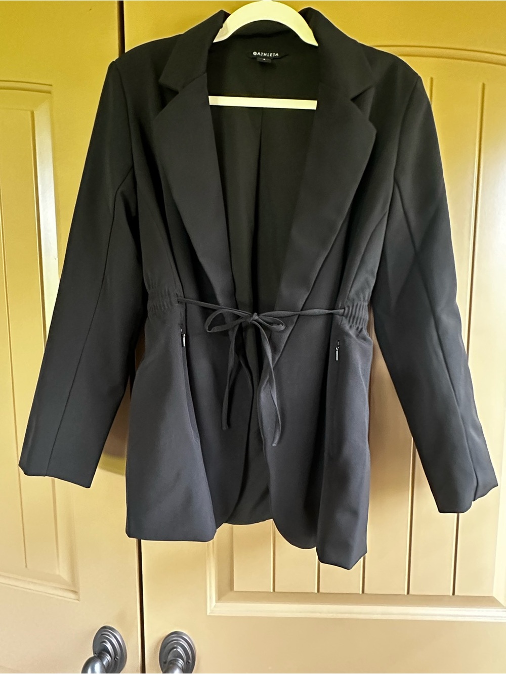 Athleta Endless Athleisure  Drawstring Waist Tailored Blazer